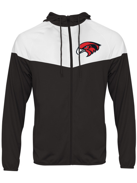 Adult "Domain" Full Zip Unlined Hooded Warm Up Jacket