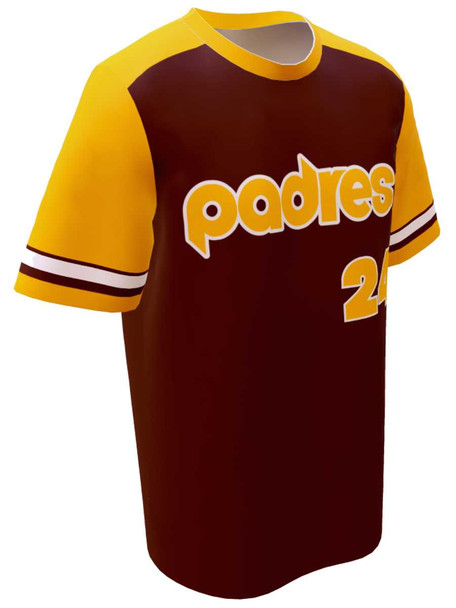 Control Series - "Padre" Custom Sublimated Baseball Jersey Crew Neck / V-Necks All Sports Uniforms