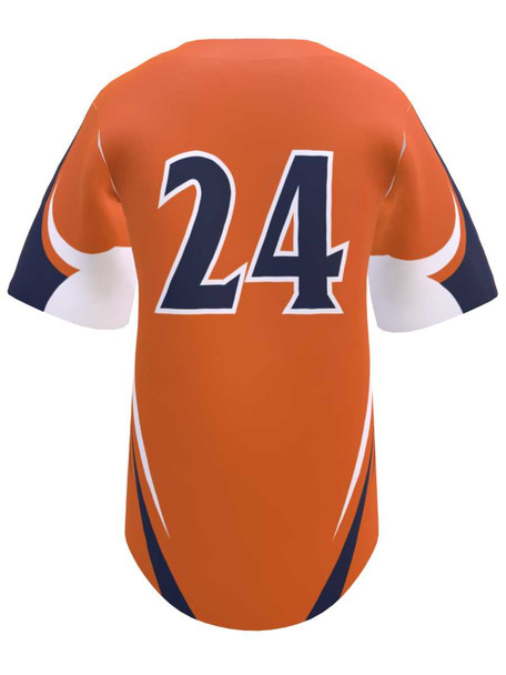 Control Series - "Monster" Custom Sublimated Button Front Baseball Jersey Button Fronts All Sports Uniforms