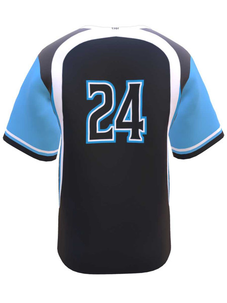 Control Series - "Sacrifice" Custom Sublimated 2 Button Baseball Jersey 2 Buttons All Sports Uniforms