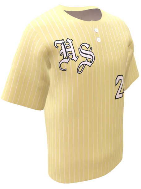 Control Series - "Classic II" Custom Sublimated 2 Button Baseball Jersey 2 Buttons All Sports Uniforms