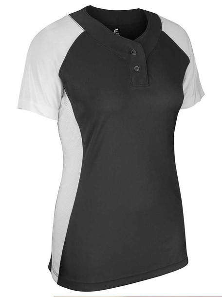 Girls "Infinite" Two-Button Softball Jersey Girls Pullovers All Sports Uniforms