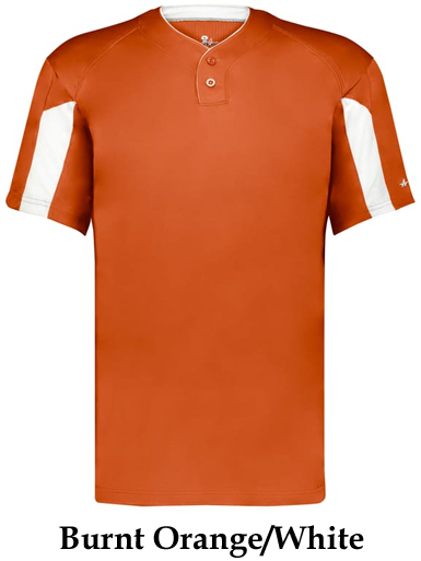 Adult "Breathable Paragon" Two-Button Baseball Jersey