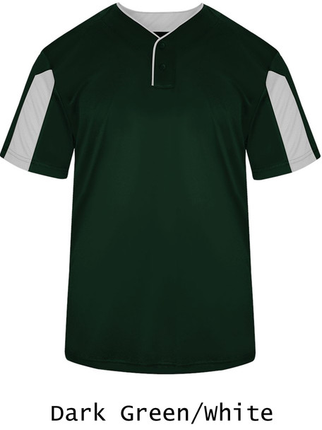 Adult "Breathable Paragon" Two-Button Baseball Jersey