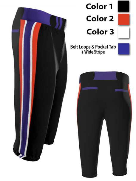 Juice Series - Adult/Youth "Bunt" Custom Sublimated Knicker Baseball Pants Knicker Pants All Sports Uniforms