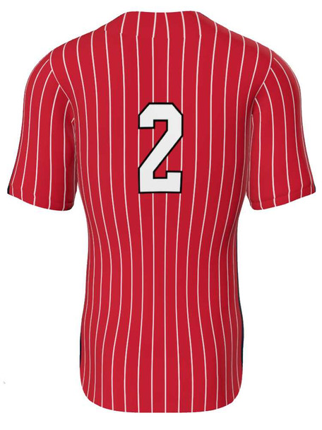 Juice Series - "Splitter" Custom Sublimated Button Front Baseball Jersey Button Fronts All Sports Uniforms