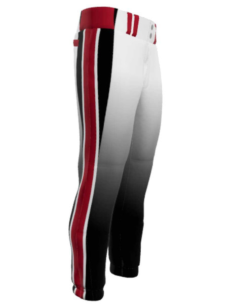 Juice Series - Womens/Girls "Bunt 3 - Gradient" Custom Sublimated Softball Pants Mid-Calf Softball Pants All Sports Uniforms