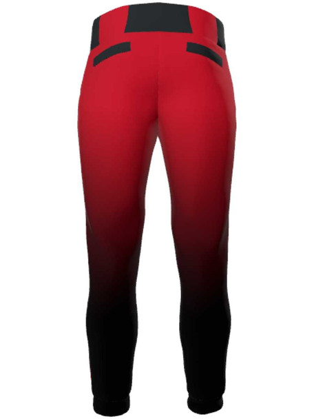 Juice Series - Womens/Girls "Dinger 2 - Gradient" Custom Sublimated Softball Pants Mid-Calf Softball Pants All Sports Uniforms