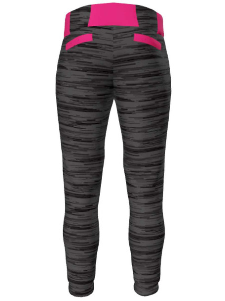 Juice Series - Womens/Girls "Southpaw 2 - Glitch" Custom Sublimated Softball Pants Mid-Calf Softball Pants All Sports Uniforms