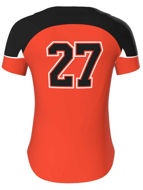 Juice Series - "Bionic" Custom Sublimated Button Front Softball Jersey Button Front Jerseys All Sports Uniforms