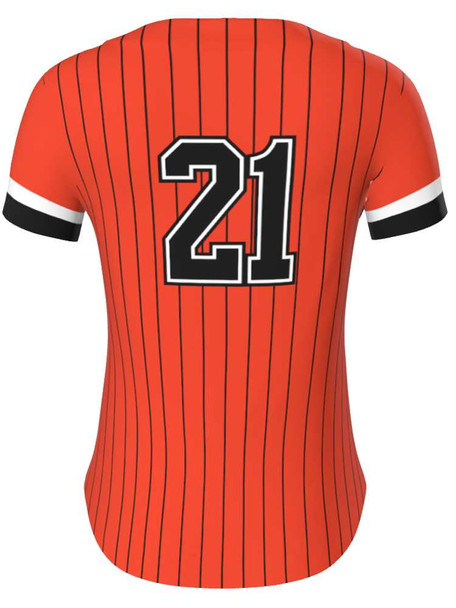 Juice Series - "Champion" Custom Sublimated Button Front Softball Jersey Button Front Jerseys All Sports Uniforms