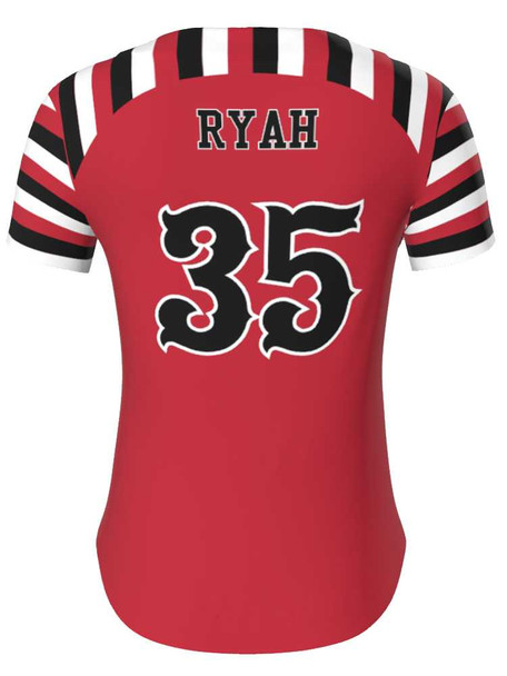 Juice Series - "Platoon" Custom Sublimated Button Front or Faux Front Softball Set Juice Button Front Sets All Sports Uniforms