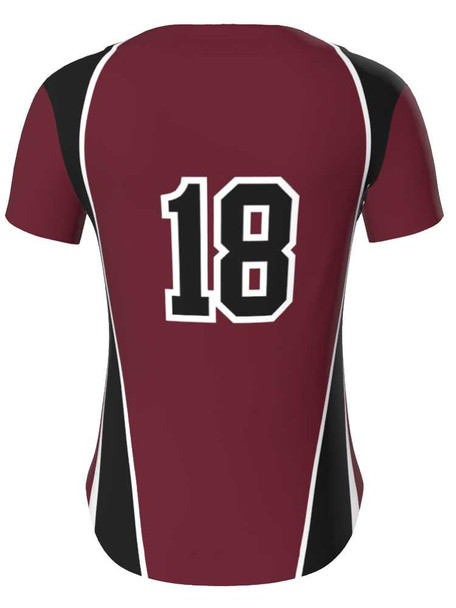 Juice Series - "Typhoon" Custom Sublimated Button Front or Faux Front Softball Set Juice Button Front Sets All Sports Uniforms