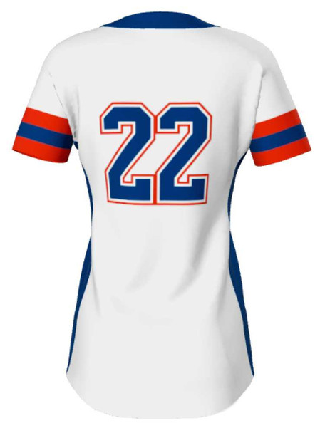 Juice Series - Premium "Brooklyn" Custom Sublimated 2 Button Softball Jersey 2 Button Jerseys All Sports Uniforms