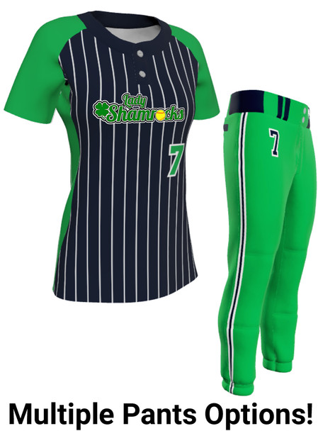 Control Series Premium "Slugger 2" Custom Sublimated 2 Button Softball Set