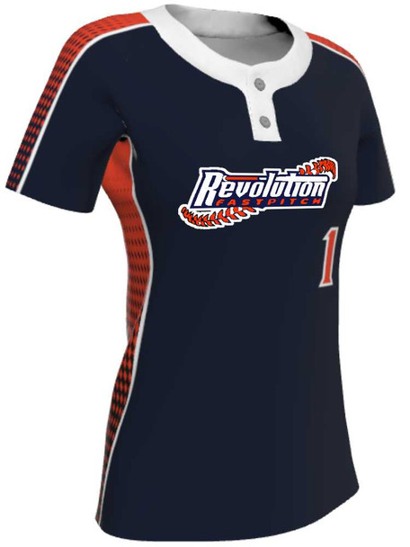 Juice Series - Premium "Utility" Custom Sublimated 2 Button Softball Set 2 Button Sets All Sports Uniforms