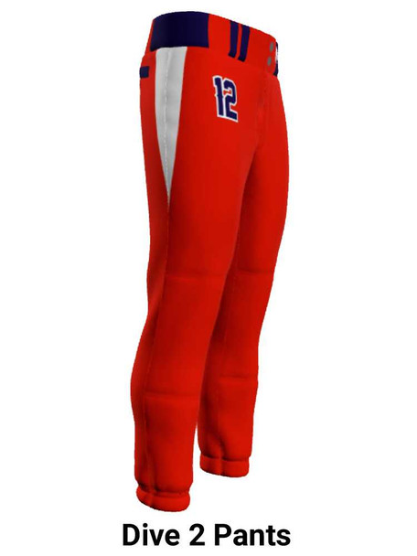 Juice Series - Premium "Down Two" Custom Sublimated 2 Button Softball Set 2 Button Sets All Sports Uniforms