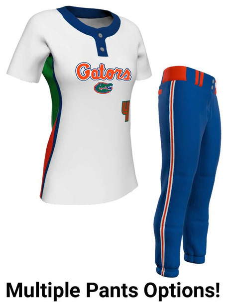 Juice Series - Premium "Full Count" Custom Sublimated 2 Button Softball Set 2 Button Sets All Sports Uniforms