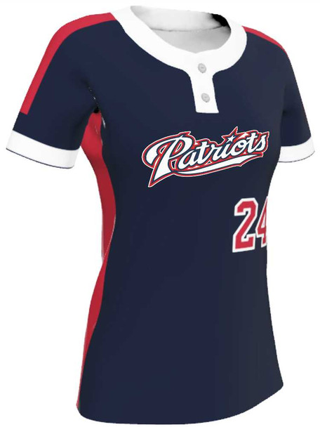 Copy of Juice Series - Premium "Breaker" Custom Sublimated 2 Button Softball Set 2 Button Sets All Sports Uniforms
