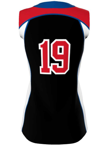 Juice Series - Premium "Stunner" Custom Sublimated Sleveless 2 Button Softball Jersey 2 Button All Sports Uniforms