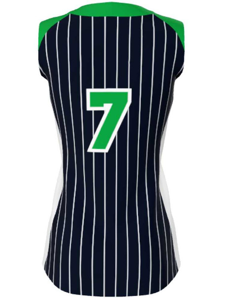 Juice Series - Premium "Slugger 2" Custom Sublimated Sleeveless 2 Button Softball Set 2 Button All Sports Uniforms