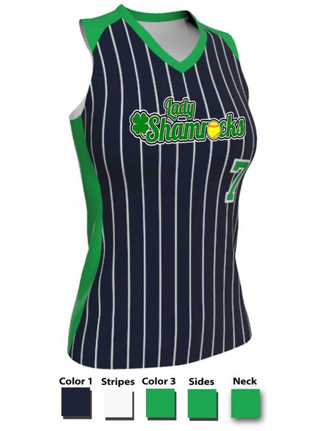 Juice Series - Premium "Slugger 2" Custom Sublimated Racerback Softball Jersey Racerback All Sports Uniforms