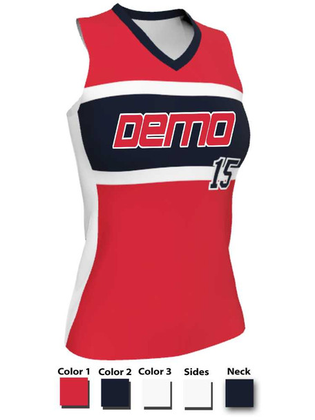 Juice Series - Premium "Throwback" Custom Sublimated Racerback Softball Jersey Racerback All Sports Uniforms