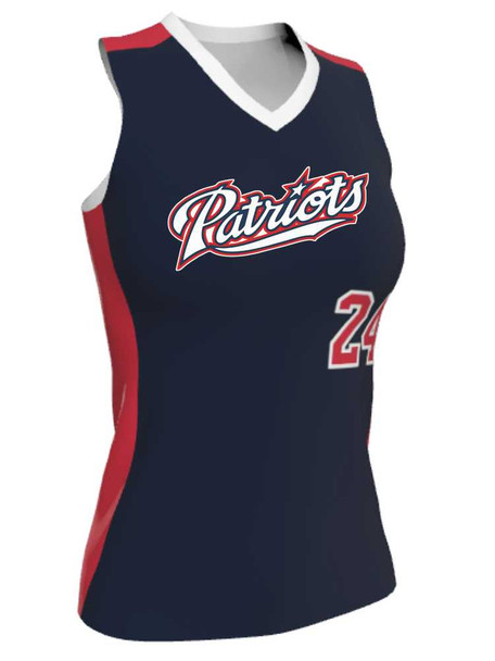 Juice Series - Premium "Breaker" Custom Sublimated Racerback Softball Set Racerback All Sports Uniforms