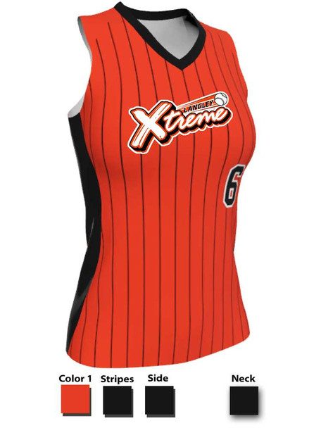 Juice Series - Premium "Champion" Custom Sublimated Racerback Softball Set Racerback All Sports Uniforms