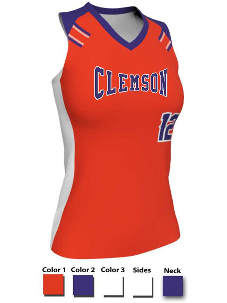 Juice Series - Premium "Down Two" Custom Sublimated Racerback Softball Set Racerback All Sports Uniforms