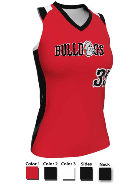 Juice Series - Premium "Platoon" Custom Sublimated Racerback Softball Set Racerback All Sports Uniforms
