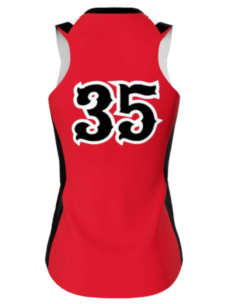 Juice Series - Premium "Platoon" Custom Sublimated Racerback Softball Set Racerback All Sports Uniforms