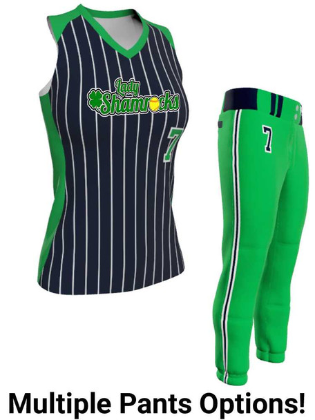 Juice Series - Premium "Slugger 2" Custom Sublimated Racerback Softball Set Racerback All Sports Uniforms
