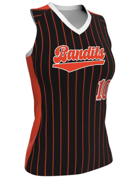 Juice Series - Premium "Stopper" Custom Sublimated Racerback Softball Set Racerback All Sports Uniforms