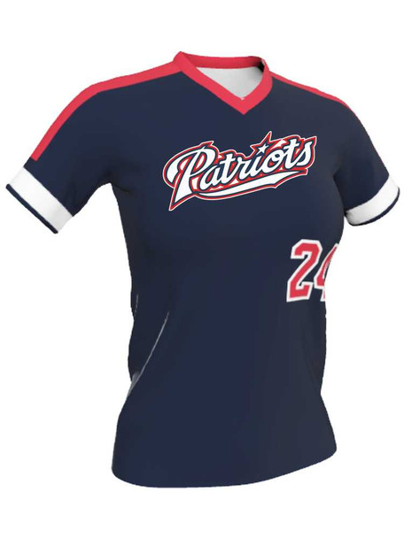 Quick Ship Juice Series "Breaker" Custom Sublimated Softball Jersey Quick Ship Jerseys - 5 Days All Sports Uniforms