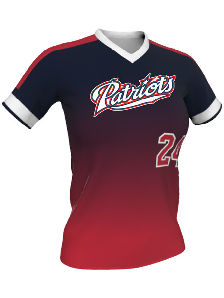 Quick Ship - "Breaker Gradient" Custom Sublimated Softball Jersey