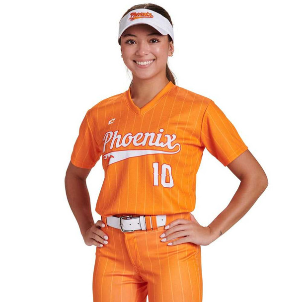 Quick Ship Juice Series "Enclose" Custom Sublimated Softball Jersey Quick Ship Jerseys - 5 Days All Sports Uniforms