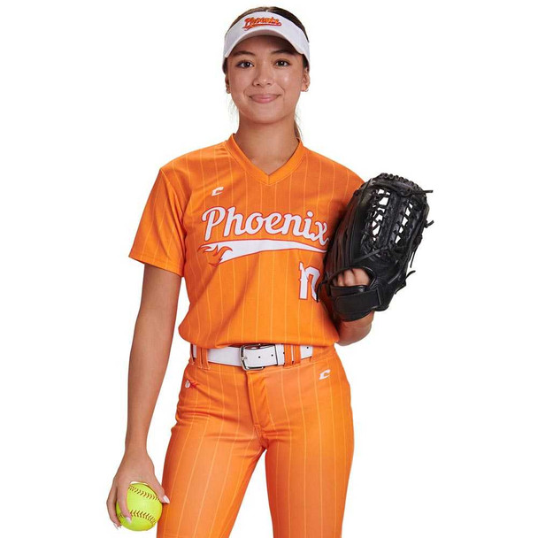 Quick Ship Juice Series "Enclose" Custom Sublimated Softball Jersey Quick Ship Jerseys - 5 Days All Sports Uniforms