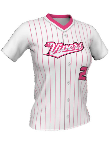 Quick Ship Juice Series "Slugger" Custom Sublimated Softball Jersey Quick Ship Jerseys - 5 Days All Sports Uniforms