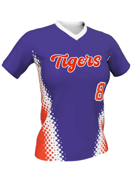 Quick Ship Juice Series "Supernova" Custom Sublimated Softball Jersey Quick Ship Jerseys - 5 Days All Sports Uniforms