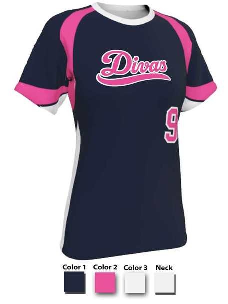 Quick Ship Juice Series "Closer" Custom Sublimated Softball Jersey Quick Ship Jerseys - 5 Days All Sports Uniforms