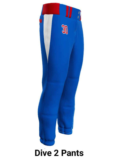 Control Series - Premium "All Star" Custom Sublimated V Neck Softball Set Control Series V Neck - Crew Sets All Sports Uniforms