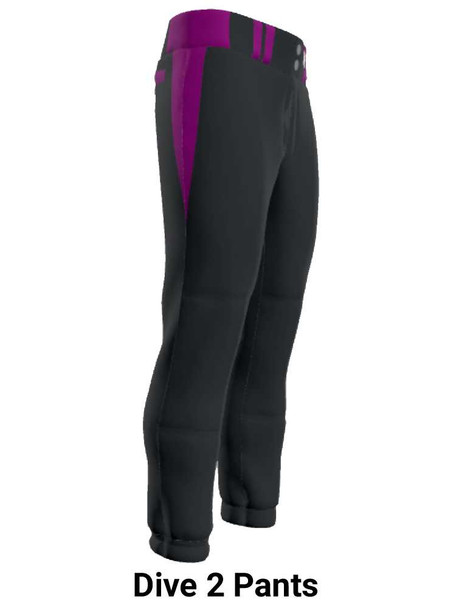 Control Series - Premium "Curve Gradient" Custom Sublimated V Neck Softball Set Control Series V Neck - Crew Sets All Sports Uniforms