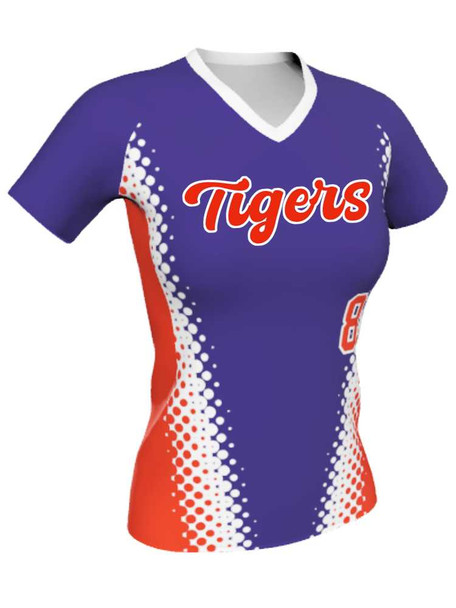 Control Series - Premium "Supernova" Custom Sublimated V Neck Softball Set Control Series V Neck - Crew Sets All Sports Uniforms