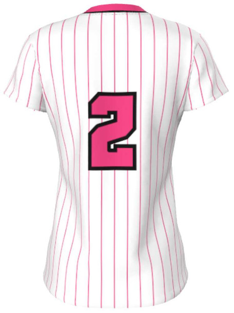 Quick Ship - "Slugger" Custom Sublimated Cap Sleeve Softball Jersey Quick Ship Jerseys - 5 Days All Sports Uniforms