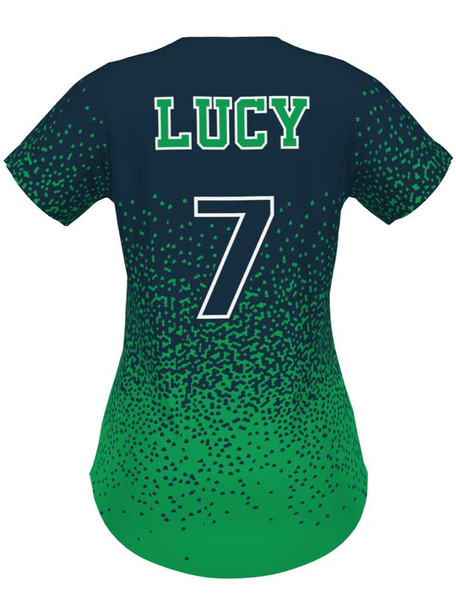 Control Series Premium "Dugout" Custom Sublimated 2 Button Softball Jersey 2 Button Jerseys All Sports Uniforms