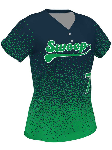 Control Series Premium "Dugout" Custom Sublimated 2 Button Softball Jersey 2 Button Jerseys All Sports Uniforms