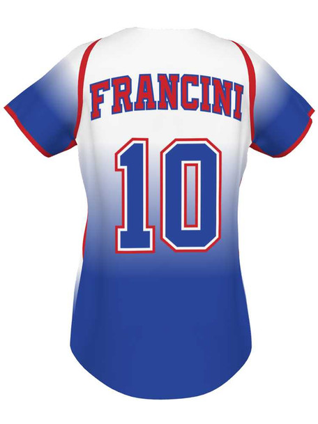 Control Series Premium "All Star Gradient" Custom Sublimated Full Button Softball Jersey Button Front Jerseys All Sports Uniforms