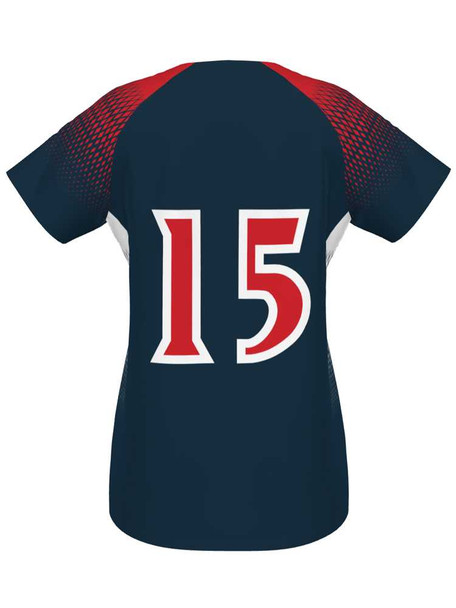 Control Series Premium "Fast Track" Custom Sublimated Full Button Softball Jersey Button Front Jerseys All Sports Uniforms