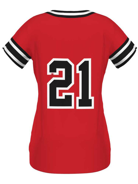 Control Series Premium "Rebel" Custom Sublimated Full Button Softball Jersey Button Front Jerseys All Sports Uniforms
